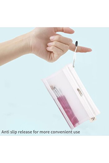 erorex Pencil Case Pouch Large Capacity Zipper Mesh Pencil Pouch Multifunctional Stationery Organizer
