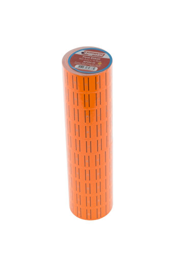 Bigpoint Long Lasting 6000 Pcs Tracking Labels, 600X10 Rolls, Orange