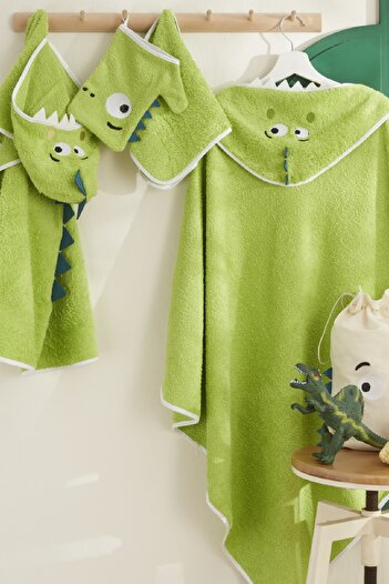 Karaca Home Набір рушників, пелюшок та сумки для немовлят Little Dino