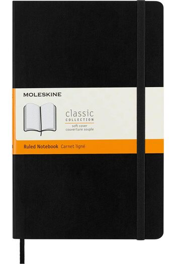 erorex Classic Notebook Soft Cover Large 12.7 X 21.6 Cm Ruled Lined