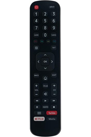 erorex Star Tech Tv Remote Replacement Remote Control Compatible For Star Tech Lcd Led Tvs Black