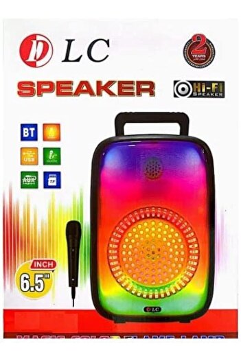 erorex Dream Speaker Bk 24553 Fantasy Colour Dancing Portable Bluetooth 10W Speaker 9.4 Inch Tall W Led