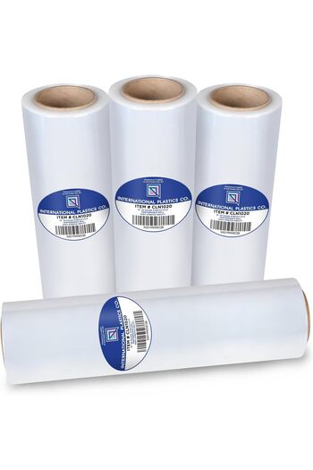 erorex 18 Inch Stretch Film Wrap 1200Ft 500 Percent Stretch Clear Cling Durable Adhering Packing Moving