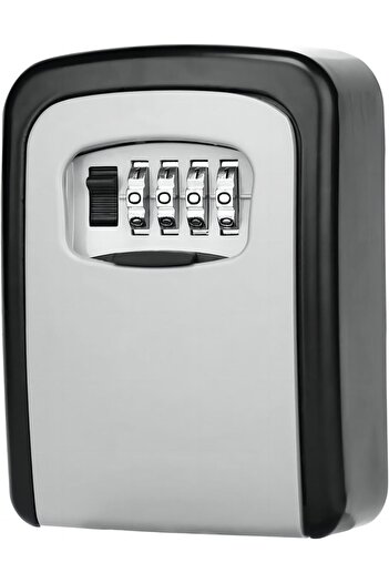 erorex 4 Digit Key Lock Box Outdoor Waterproof Hidden Wall Mounted Key Safe Key Storage Lock Box For House