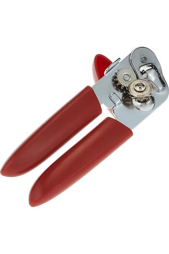 erorex Can Opener In Stainless Steel Material With Abs Handle 17.5X5.5Cm Red Kitchen Tools