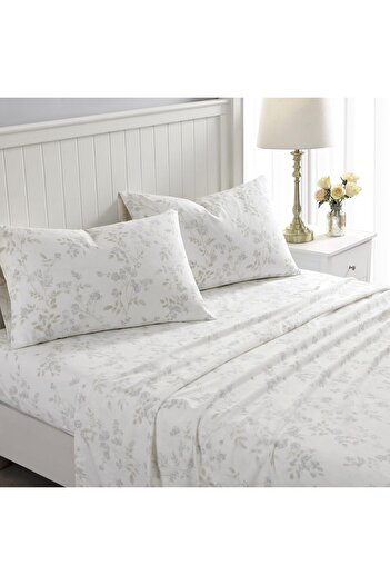 erorex Home King Sheets Cotton Flannel Bedding Set Brushed For Extra Softness And Comfort Fawna King