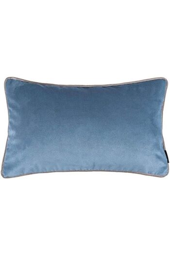 erorex Velvet Plain Matt Decorative Cushion Poly Filled 50X30 Cm Duck Egg Blue Am.88800503011 Kun