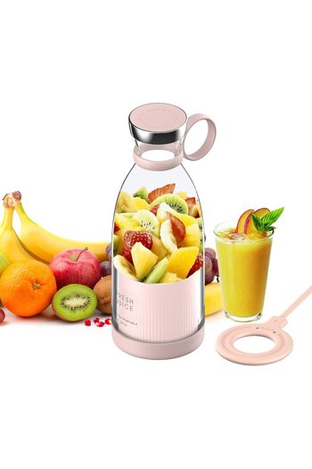 erorex Portable Mini Fast Blender 350Ml Juicer Cup Wireless Charging 4 Blades Smoothie Milkshake Juice