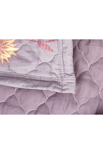 erorex Floral Compressed 4Pcs Comforter Set Single Size Px 002 Gray