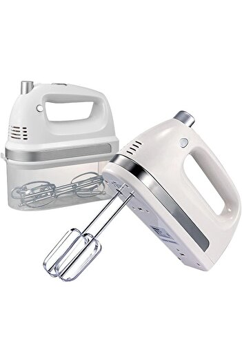 erorex Hand Mixer Electric Dough Whisk, 5 Speed Function, Handheld Includes Storage Box, Stainless Steel 2