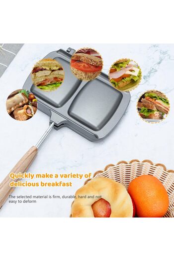 erorex Sandwich Maker, Double-Sided Sandwich Baking Pan, Grilled Cheese Maker, Non Stick Frying Pan,