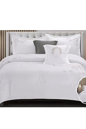 smart home Embroidered Two-sided Quilt Set, Consisting Of 6 Pieces, 100% Microfiber, 240x260cm