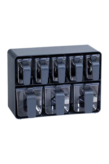 andela Plastic Spice Bowl Set with 8 Compartments (5057)