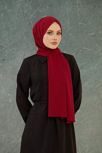 İpekhan Claret Red None Shawl - 10000-03