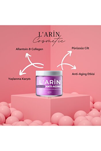L ARİN COSMETİCS L'arin Antı-agıng Etkili Kırışıklık Karşıtı Soyulabilir Modelleme Toz Maske