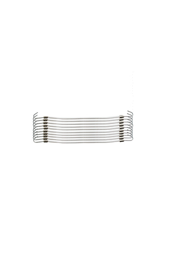 Antaç White Color Hook Rubber Buckle 10 Pieces