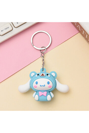 Choice1 Cinnamoroll Sanrio Hello Kitty Keychain Kawaii Kuromi Doll Cartoon Anime My Melody Car Key Chain Cin