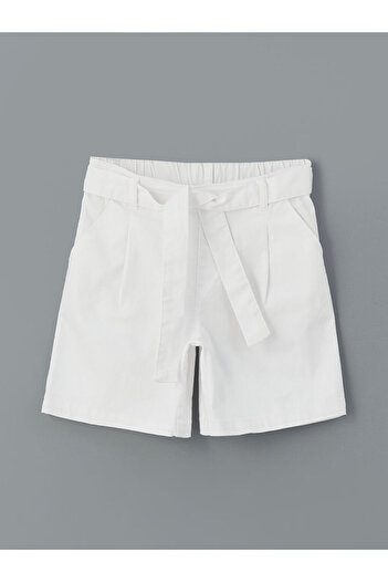 LC Waikiki LCW Girl's Shorts with Elastic Waist