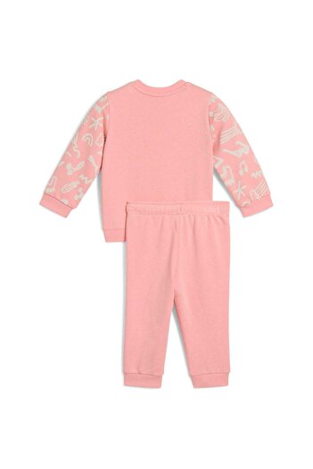 Puma Φόρμα Puma Minicats Sandy Adventures Crew Set Tr Inf, Ροζ, Παιδικά