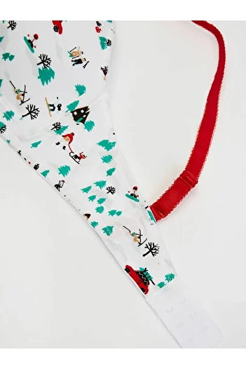DEEP SECRET Koton Ski Printed Non-Supported Covered First Bra Ds200022fb