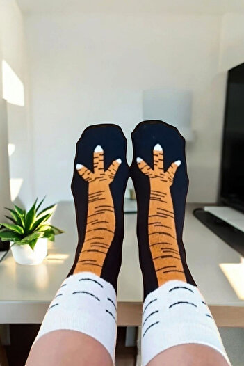 ZEYZEY MONKEY Chicken Leg Socks (1 Pair)
