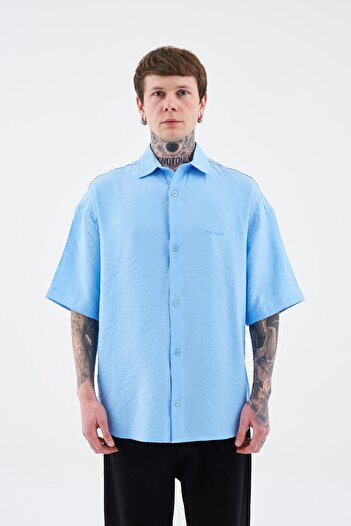 Machinist Ανδρικό πουκάμισο Basic Light Blue