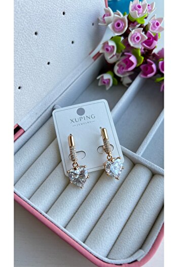 Enfes Takı Xuping Custom Design Heart Earrings