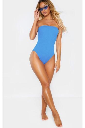 DEEP BEACH Strapless Swimsuit