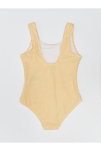 DEEP BEACH Striped Girl's Swimsuit