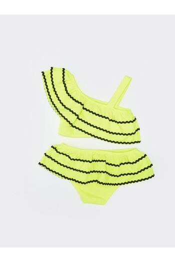 DEEP BEACH Girl's Bikini Set with Swimwear Details