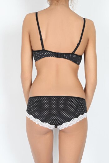 DEEP SECRET Polka Dot Lace Detailed Panties