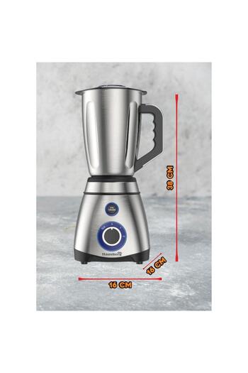 Hausberg Blender With Grinder, Hb-7763, 600 W, 1.5 L Stainless Steel Container, Two Speeds With Pulsations