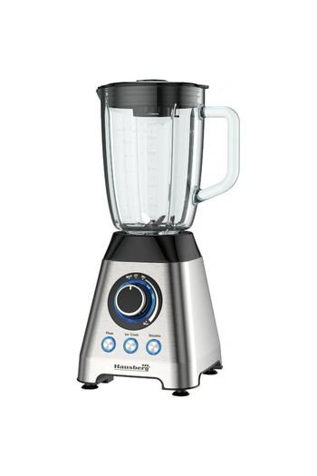 Hausberg Blender, HB-7764, two speeds with pulses, glass container 1.8 L, 1200 W