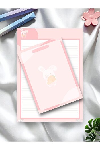 Mirya Notes Rabbit Patterned 2-Piece Notepad Set - A4-A5