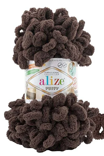 Alize (5 τεμάχια) Πλεκτό νήμα χειρός χωρίς βελονάκι χωρίς καρφιά Χρώμα εδάφους 534 Συσκευασία των 5