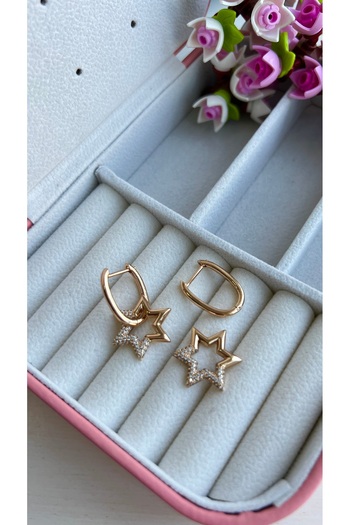 Enfes Takı Xuping Special Design Star Earrings