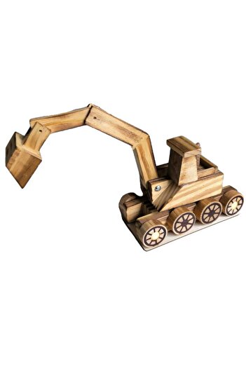 Vi Caro Large Size Wooden Dozer Toy 1St Quality Burning Durable Decorative Six Removable Toy