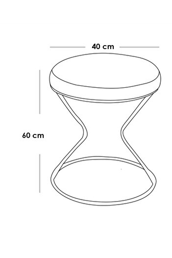 Generic Black and white marble iron and wood side table - 40 x 40 x 60 cm