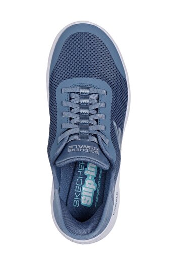 SKECHERS Dámské modré vycházkové boty