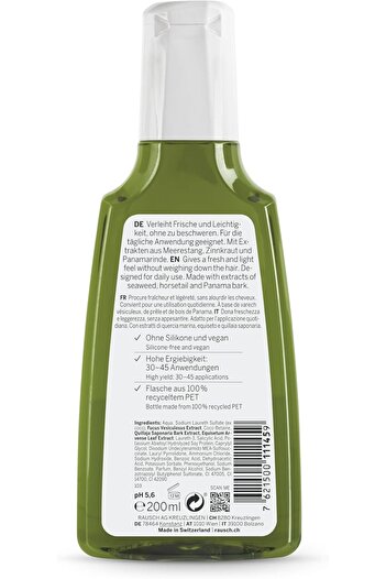 Rausch Seaweed Degreasing Shampoo 200Ml