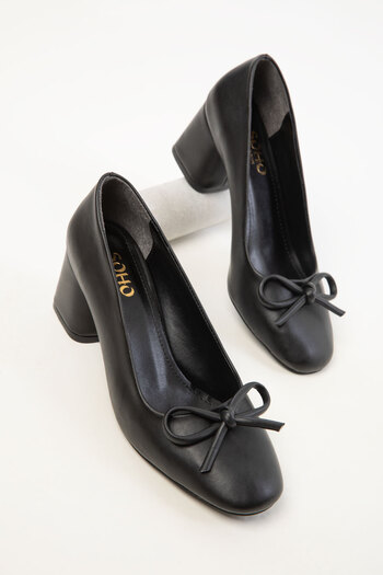 SOHO Black Women's Classic Heeled Shoes 20404