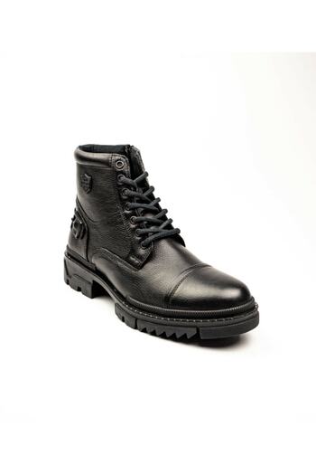 Kinetix Dıda 1pr Black Men's Genuine Leather Boots Snow Boots