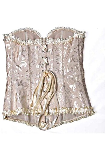 Generic Women's Corset with Lace and Overbust Boning, Body Shaper Underwear