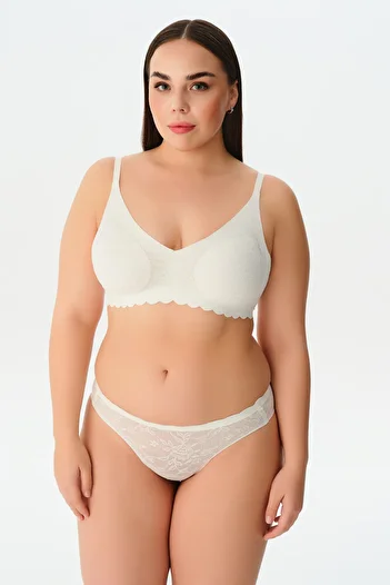 SUWEN Invisible Soft Lace Slip Panties