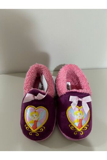 AYLİS Çocuk cinderella desenli ev ayakkabısı