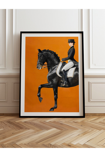 HOMEPACK Tekli Ahşap Çerçeveli Tablo Tek Parça Poster Tablo TK/1061