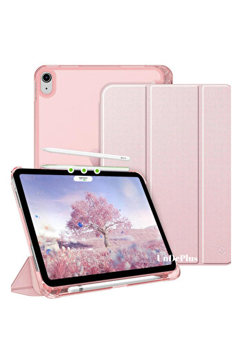 UnDePlus Apple Ipad Air 11inç M2/m3 Air 4/5.nesil 10.9 Uyumlu Kılıf Pu Deri Smart Standlı Case Flip