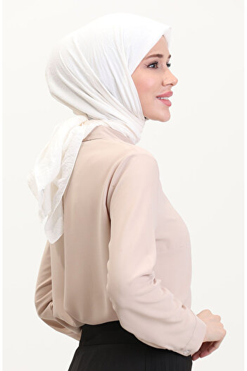 sefamerve Candyy Soft Scarf 19097-25 Cream