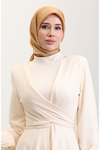 sefamerve Crystal Scarf Mustard 81079-28