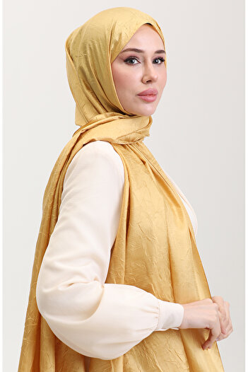 sefamerve Yellow Berlin Shawl 81082-17